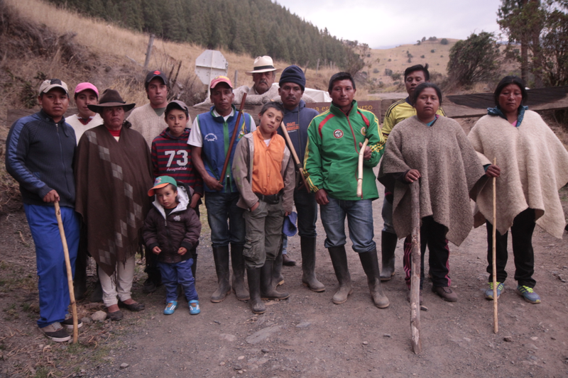 Campesino and inigenous activists have been working together to block the park's three entrances